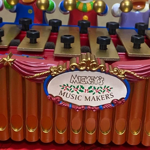 VINTAGE Mr. Christmas Mickey's Merry Music Makers Xylophone 20 Songs